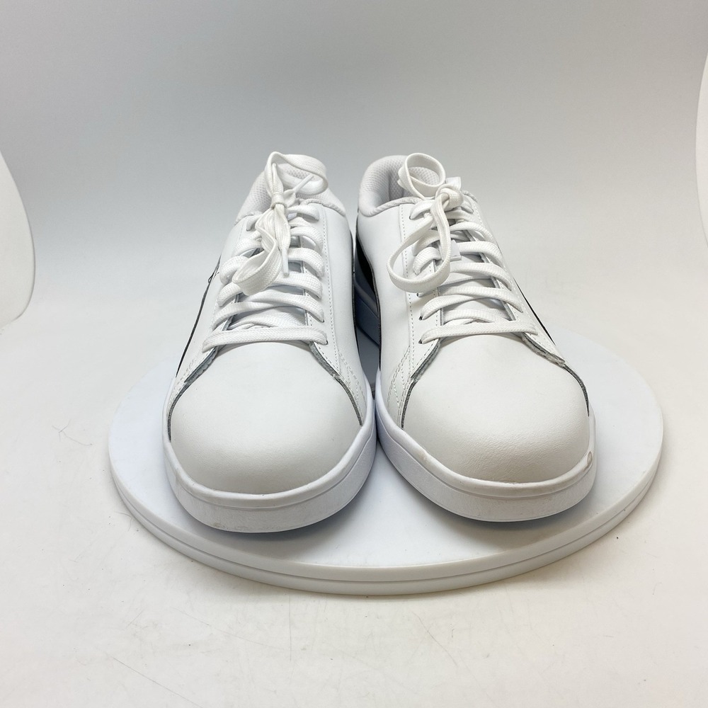 Puma Smash Sneakers Mens 11.5 V2 L 365215-01 White Leather Lifestyle‎ Casuals - Picture 2 of 10